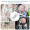 Baby Pushchair Seat Liners,Universal Double-Sided Pram Seat Liner,Baby Stroller 6