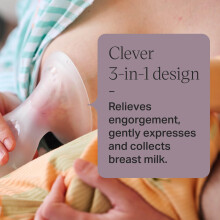 Tommee Tippee Silicone Manual Breast Pump, 100ml, Let Down Catcher, Wireless, Po