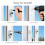 8 Pack Window Locks for UPVC Cable Window Opening Restrictors Child Sa 3
