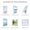 8 Pack Window Locks for UPVC, Cable Window Opening Restrictors, Child Safety Win 5