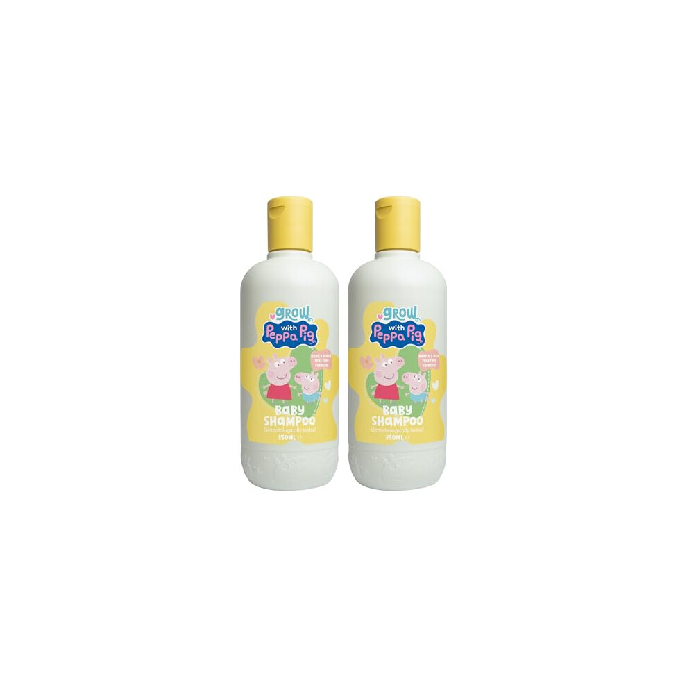 Photos - Hair Product Peppa Pig Baby Shampoo & Conditoner - 2x350ml - Peach & Oat Milk Kids Shampoo  