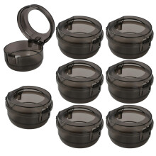 Solvio Gas Hob Knob Covers for Child Safety, 8 Pack Universal Oven Locks Baby Pr