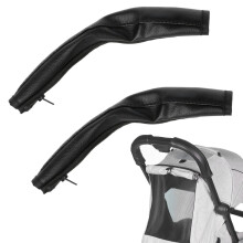 2Pcs Pushchair Handle Covers,PU Leather Pram Handle Cover,Pram Handle Cover,for