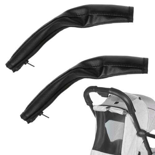 2Pcs Pushchair Handle Covers,PU Leather Pram Handle Cover,Pram Handle Cover,for