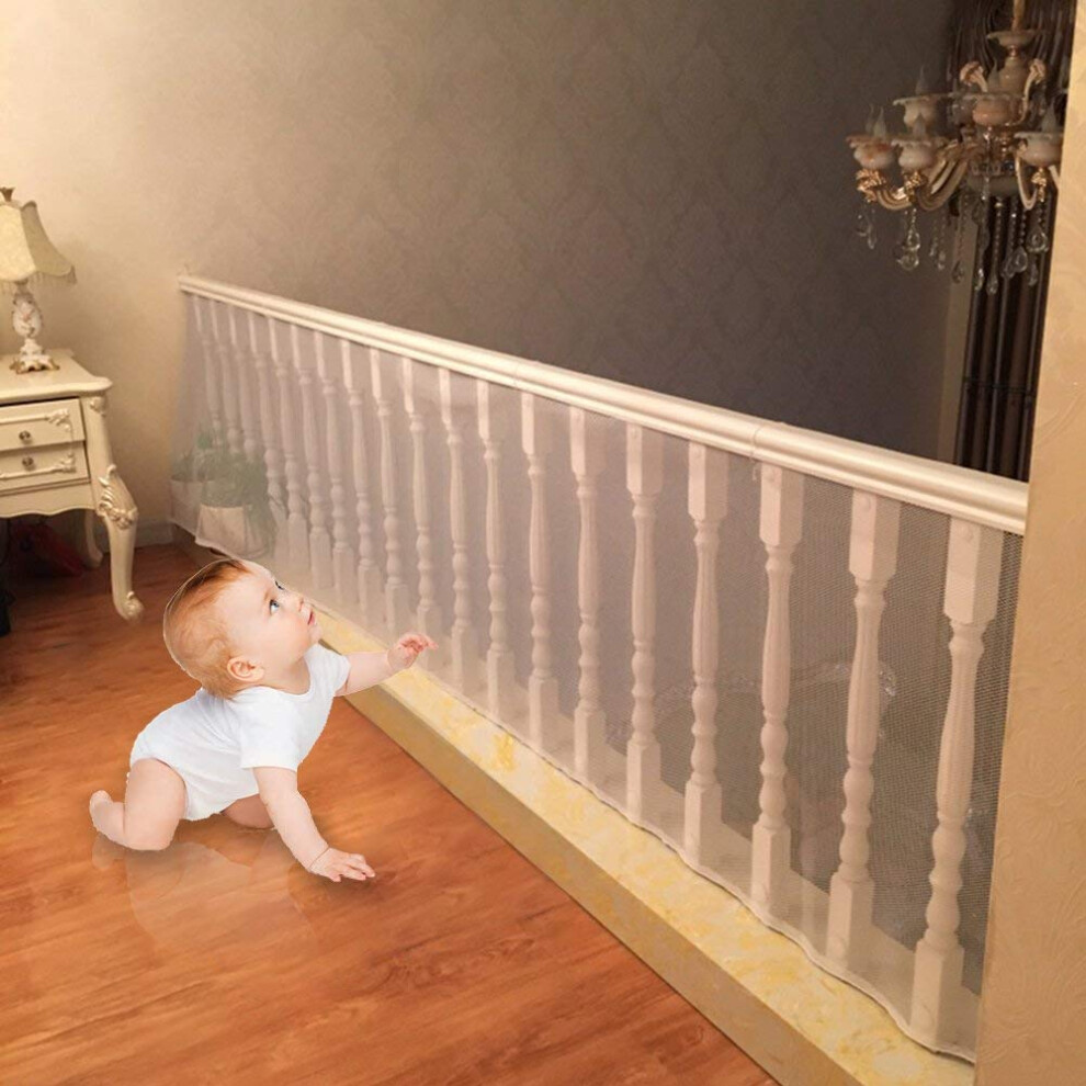 Revanom Child Safety Net, Balcony, Patios And Railing Stairs Netting, Safe Rail