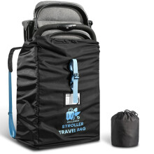 XL Stroller Bag for Airplane, Mellbree Super Big Double Buggies Travel Bag for G