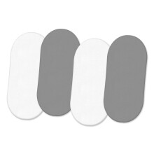 4 Pack Moses Basket Fitted Sheets (75 x 35 cm) | Oeko-Tex Standard 100 Certified