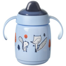 Tommee Tippee Superstar Sippee, Trainer Sippy Cup for Babies with Intellivalve L