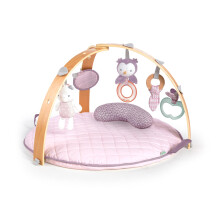 Ingenuity, Cosy Spot Reversible Duvet Activity Gym and Padded Play Mat with Wood