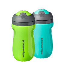 Tommee Tippee Insulated Sippee Water Bottle for Toddlers, Spill-Proof, Green and