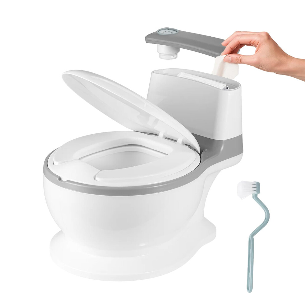 M.j Comfy-Life Potty Training Toilet Seat For Toddlers, Realistic Baby Potty Chair For Boys And