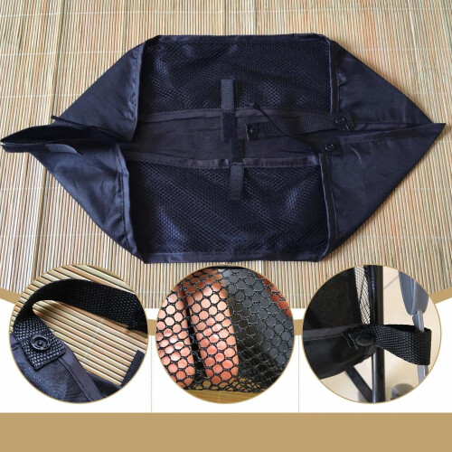 AXNKDH Stroller Storage Bag, Universal Under Baby Stroller Organizer Basket for 2