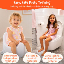 Babycurls Toilet Training Potty Set Includes Kids Non Slip Up Step Sto