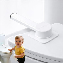 1PC Safety Toilet Lock Child Proof White Toilet Seat Locks and Lid Lock Swing Sh