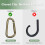 haakaa Baby Stroller Hooks for Bags丨Universal Stroller Clips and Hooks 6