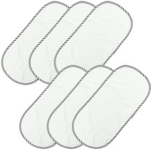 6PK Larger Softer Changing Pad Liners Waterproof, 27" x 13" Washable Reusable Ch