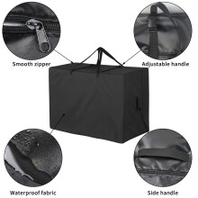 Foldable Mattress Bags, Triple Foldable Mattress Topper Bag, Waterproof 420D Oxf
