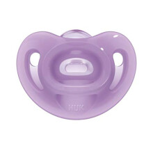 NUK Sensitive Pacifiers, 0-6 Months, 100% Silicone for Delicate Skin, BPA Free,