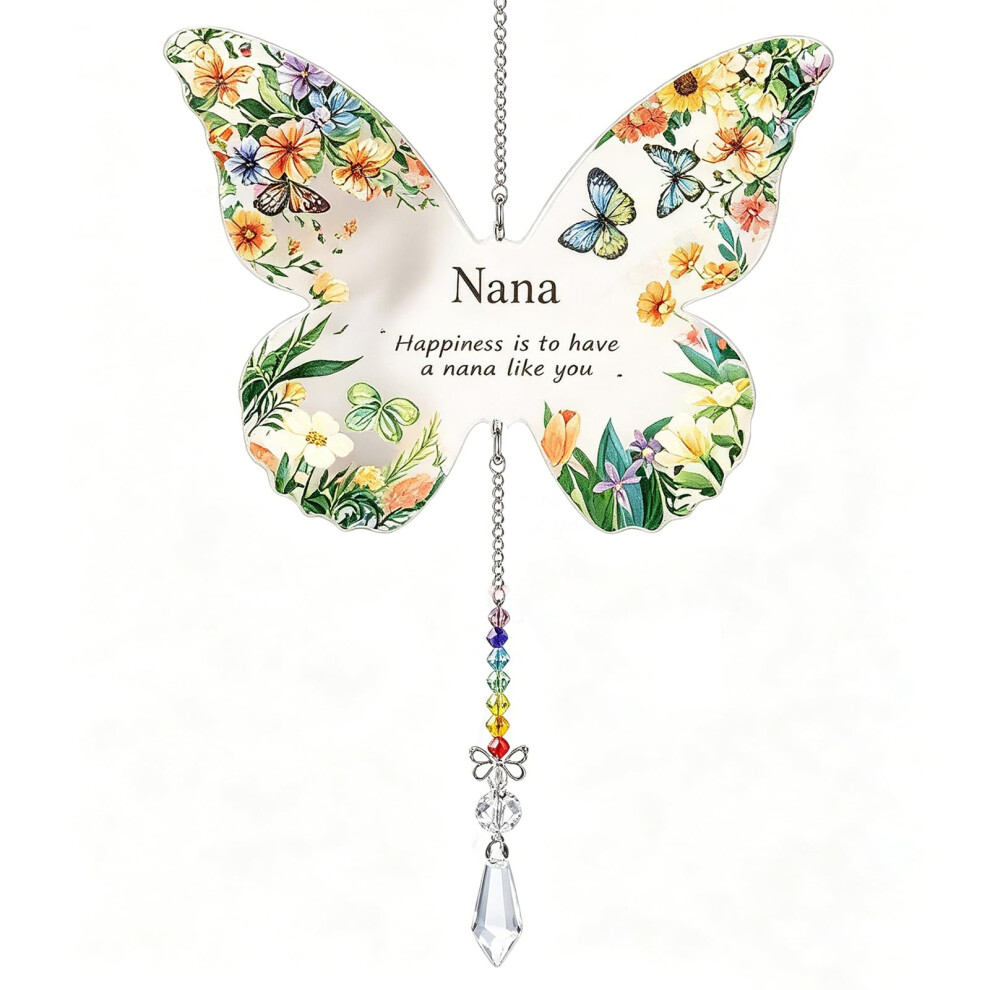 Elmsley Nana Birthday Gifts, Nana Gifts, Window Hanging Sun Catcher Ornament Grandma, Cr