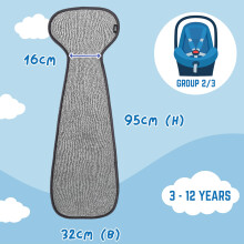 HECKBO Summer Seat Liner for Kids – Breathable AntiSweat Pad for Car S