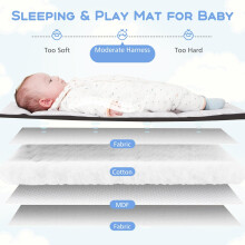 Baby Travel Cot, 5 in 1 Foldable Baby Bedside Sleeper with Bassinet Diaper Chang