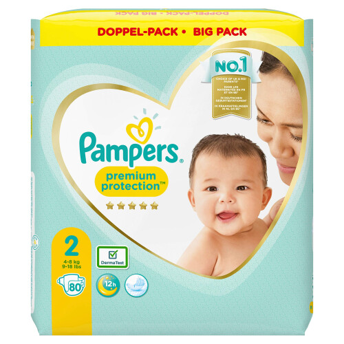 Pampers Pampers Premium Protection Size 2, 80 Nappies