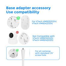 Tyeyober Baby Monitor Stand Holder Compatible with VTech VM924(2024 Se