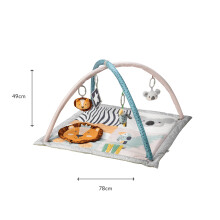 Nuby Animal Adventures Baby Play Mat – Toy Activity Gym with Sensory Toys and Pa