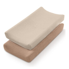 Oaygat 2 Pcs Muslin Changing Pad Cover Breathable Soft Changing Pad Sheets Chang