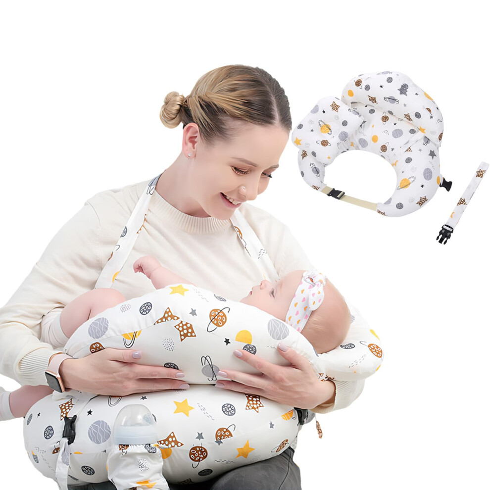 Lengsuaa Nursing Pillow For Breastfeeding Baby, Multifunctional Breast Feeding P