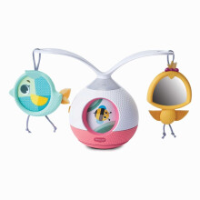 Tiny Love 2-in-1 Tummy Time Musical Mobile with 360 Rotation, Music & Lights, P