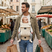 Bebamour Ergonomic Baby Carrier for Newborn to Toddler, Adjustable Seat Width wi