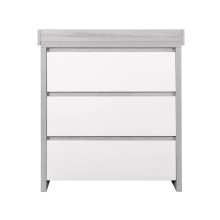 Tutti Bambini Modena Baby Changing Unit, Nursery Chest Changer with 3 Drawers, R