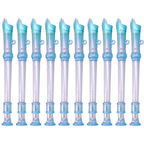 10pcs Durable Clarinet Practice Recorder for Beginner Music Education and Early Learning 2