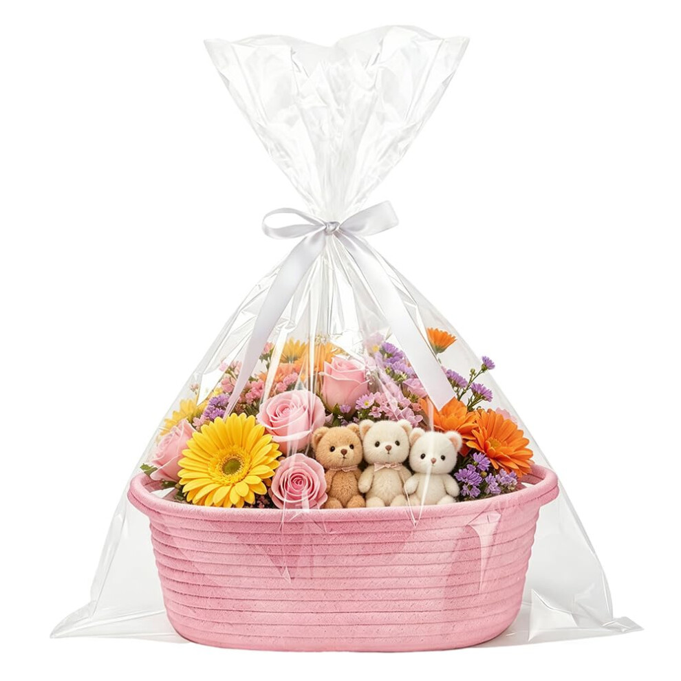 Foreverup Gift Basket Empty, Hamper Kit, Hamper Baskets For Gifts Empty With Handles, Wove