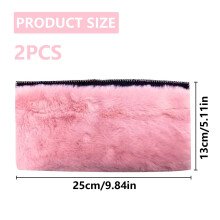 Gaomumu 2PCS Plush Seat Belt Pads Fluffy Comfort Pads Seat Belt Covers