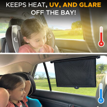 EcoNour Car Window Shade Set of 2 car window shades for baby Baby Sun