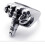 (12, D244-Silver) Rock Style Trendy Vertical Ring for Men's Middle Finger 2