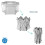 Babyway Foldable Baby Playpen with Carry Bag in Grey 4