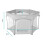 Babyway Foldable Baby Playpen with Carry Bag in Grey 6