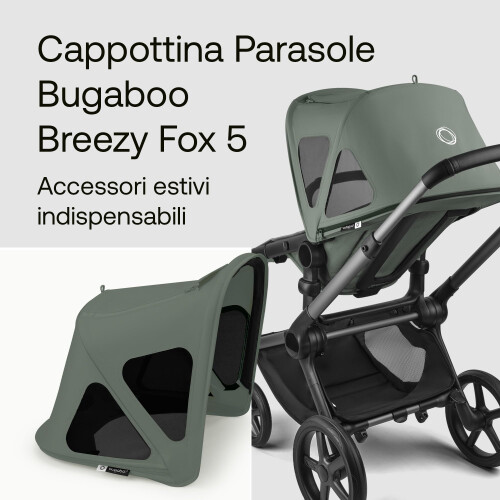 Bugaboo Bugaboo Breezy Sun Canopy, Extendable for Extra Coverage and Optimal Sun Protect 1