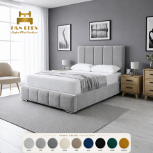 (White Crush (No Mattress), 3ft Single (with Gaslift)) Luxury Velvet Panel Bed Frame 54" Headboard Mattress Ottoman Gas Lift Storage