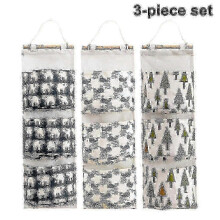 (Style 2) 3 Hanging Storage Bag Wall Hanging Bag Belt Hanging Storage f54