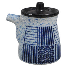 Ceramic Soy Sauce Dispenser Japanese Style Oil Dispenser 1 Piece for Home Use