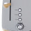 statesman Statesman 2 Slice Scandi Toaster, 900W Power, Grey/Blue 3