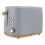 statesman Statesman 2 Slice Scandi Toaster, 900W Power, Grey/Blue 1