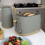 statesman Statesman 2 Slice Scandi Toaster, 900W Power, Grey/Blue 6