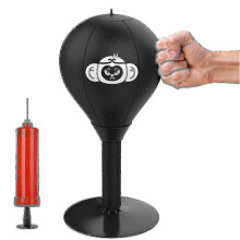 Punching Bag Stress Buster Desktop Punching Bag with Strong Suction Cups Heavy Duty Stress Relief Ball Funny Gifts for Boss, Coworker