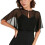 Bequemer Chiffon-Sonnenschal, leichtes Sommeraccessoire,-Schwarz 1