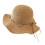 Trendy Oversized Sun Hat Practical Outdor Hat For-Khaki 1